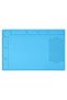 Glue tool mat, Silicone, Blue