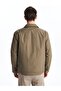Southblue Brown Shirt Collar Men's Jacket - 5