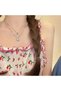 Butterfly Mounted 2-Piece Necklace and Earrings Silver Bujiteri Set - 4