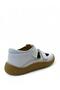 Orthopedic 100% Genuine Leather Unisex Children's White Ultra Soft Summer Shoes - 4