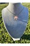 Steel Thunderbolt Detail Cloud Figure Necklace