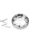 D.T 2 Pack Round Euro Profile Escutcheon Set, Polished Chrome - 4