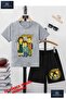 Children's “ Simpson Sinser“ Custom Printed Crew Neck T-Shirt - Shorts Set