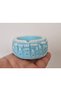 8.5cm Turquoise Ashtray Cappadocia Ürgüp Göreme Ortahisar Rock Houses Fairy Chimneys - 3