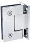 JU+ Heavy Duty 90 Degree Glass Door Cupboard Showcase Cabinet Clamp Glass Shower Doors Hinge Replace