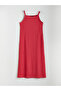 Pink Square Neck Textured Dress - 5