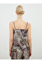 Özmarka New Season Halter Neck Patterned Strap Blouse - 4