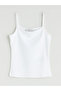 Lcw Vision White U-Neck Rope Strap Women's Undershirt - 5