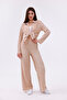 Women's Corded Crinkle Fabric Suit - 5