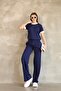 Women's Stripe Detailed Tracksuit Set Straight Leg Comfortable Fit