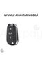 Peugeot Compatible 208, 301, 307, 308, 508, 2008, 3008, Partner Silver Edge Tpu Key Case Cover (White) - 2