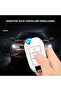 Peugeot Compatible 208, 301, 307, 308, 508, 2008, 3008, Partner Silver Edge Tpu Key Case Cover (White) - 5