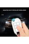 Peugeot Compatible 208, 301, 307, 308, 508, 2008, 3008, Partner Silver Edge Tpu Key Case Cover (Black) - 5