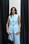 Blue London Vest Pants Suit - 2