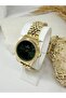Round Inside Green Gold Women's Wristwatch - 6