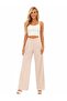 Women's Velcro Closure High Waist Lycra Palazzo Pants