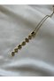 Trend Y Necklace with Colored Stones