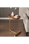 Oval c Side Table, C Shaped Side Table, Small Side Table, Couch Tables That Slide Under,