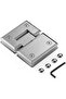 Ranbo Hypotenuse Heavy Duty 180 Degree Glass Door Cupboard Showcase Cabinet Clamp Frameless Pivot Gl