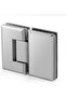 Ranbo Hypotenuse Heavy Duty 180 Degree Glass Door Cupboard Showcase Cabinet Clamp Frameless Pivot Gl - 9