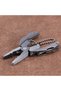 Multifunctional Keychain, 5in1, Metal, Silver - 3