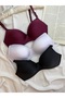 Lotus Unpadded Underwire Gatherer Economic Package Set of 3 Bras - 2