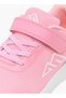 Girls Logo Print Sports Shoes with Hook and Loop Closure - 4