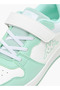 Girls' Logo Detail Sneakers with Hook and Loop Closure - 4