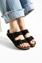 Fuga Comfort Black Unisex Double Buckle Slippers – Orthopedic, Lightweight, Non-Slip Sole - 4