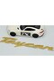 شعار Taycan Bagaj Gold Text Logo متوافق مع شعار Porsche - 4