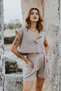 Lara Women's Linen Suit with Shorts
