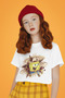 Cowboy Spongebob Printed Unisex Cartoon Children's T-Shirt (1-12 Years) - 2
