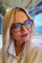 Women's Destiny Blue Light Protection Relaxing Square Model Display Glasses - 5