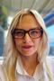 Women's Mandy Blue Light Protection Relaxing Cat Eye Model Display Glasses - 5