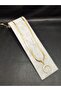 Gold Color Stone Horn Model Steel Necklace - 4