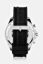 Men 1792082 Analog Silicone Watch 46 Mm, Black - 3