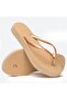 Slim Flatform Women's Yellow Slippers - 4144537 - 3