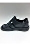 Genuine Leather Black Color Cirtli Daily Comfortable Sole Men's Sandals - 3
