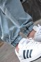 Battal Large Size Ice Blue Jeans Pants Elastic Waist and Legs Flexible Lycra Jogger - 5