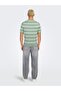 Onswyler Life Reg 14 Ss Striped Knit Men's Green Sweater - Os22032764 - 5