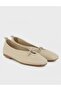 Genuine Leather Cream Color Shoes