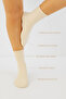 Bamboo Women's Elasticless Cream Socket Seamless Premium Socks Do Not Leave Marks - No Squeeze Socks - 2