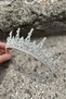 Catalina Silver Bridal Henna Crown Special Occasion Accessory Women's Crown Hair Accessory – Crown, Crystal Stone - 3