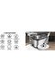 Spin Cycle Mop Bucket System Stainless Steel Bucket and Mop Set 360° Rotating Mop for Floor Cleanin - 6