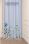 Bohemian Flowers Leaf Beige Cream Patterned Special Design Digital Printed (Single Wing) Modern Background Curtain