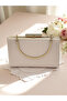 Sand Color Matte Skin Leather Women's Evening Dress Bag - 4