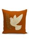 Set of 4 Double-Sided Digital Print Cushion Covers (Punch Embroidery Pattern Look) - 5
