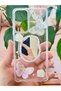 Redmi Note 11 Pro/12 Pro 4g Case 3D Butterfly Rose Pattern Mirrored Glitter Transparent Design Silicone Cover - 4