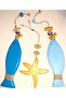 Wooden Fish, Starfish Wall Decoration