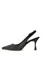Pythagoras Ps-32340 cm Heeled Women's Stone Open Back Stiletto Evening Dress Shoes - 3